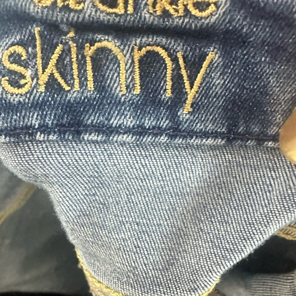 7 For All Mankind Ankle Skinny Distressed Jeans Women’s 28 Medium Wash - Picture 3 of 8